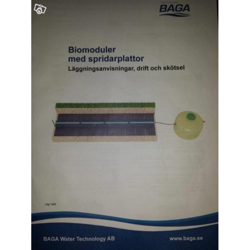 BAGA Biomodul infiltration för avlopp