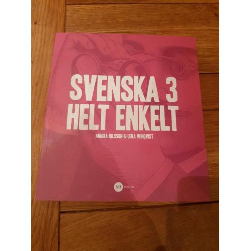 Svenska 3 Helt Enkelt. Oanvänd